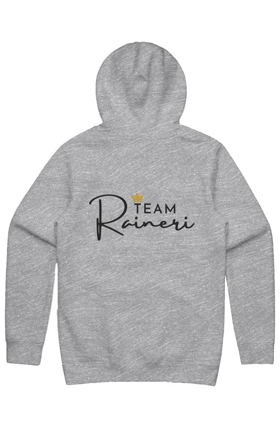 MENS STENCIL HOOD black walnut heather