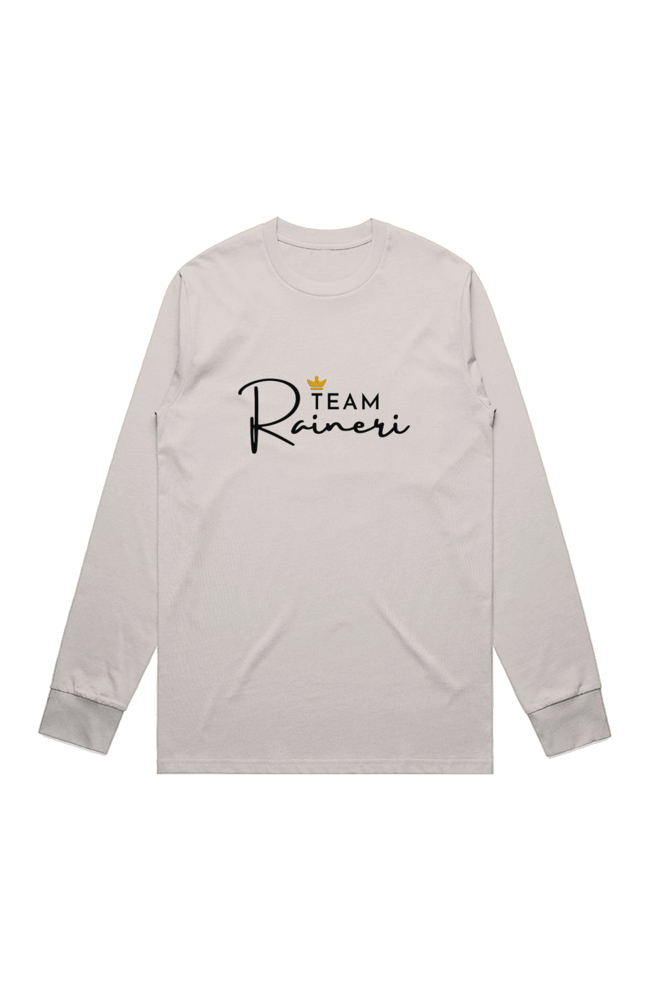 MENS CLASSIC L/S TEE powder bone black