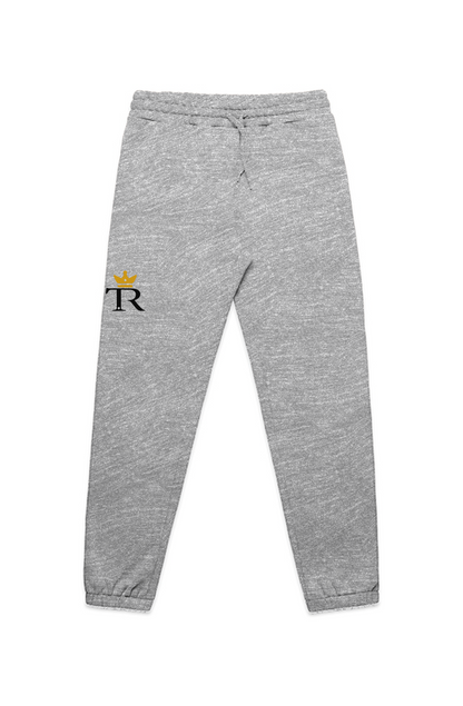 MENS STENCIL TRACK PANTS black walnut heather