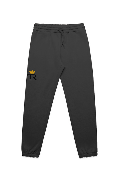 MENS STENCIL TRACK PANTS black walnut heather