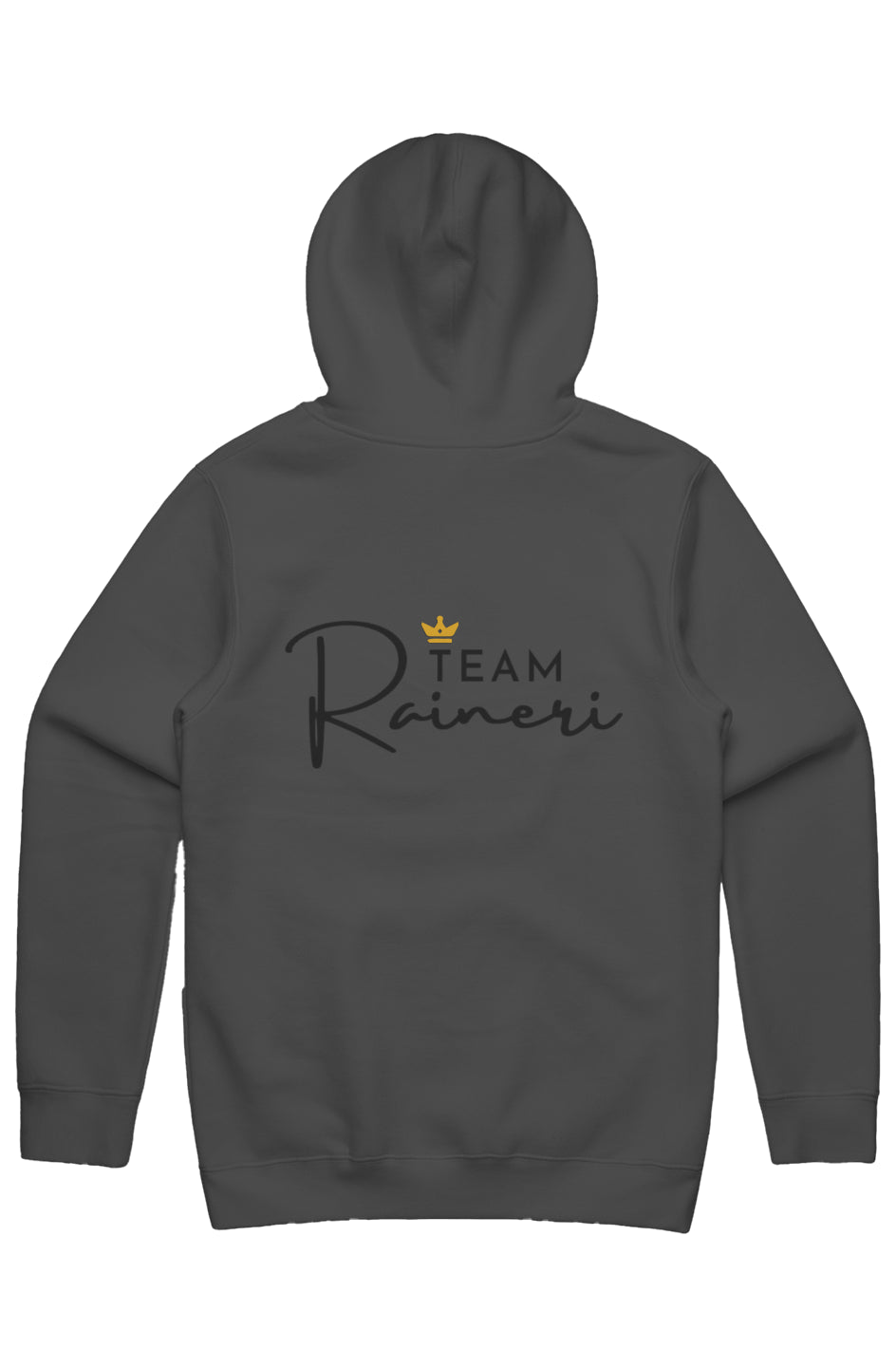 MENS STENCIL HOOD black walnut heather