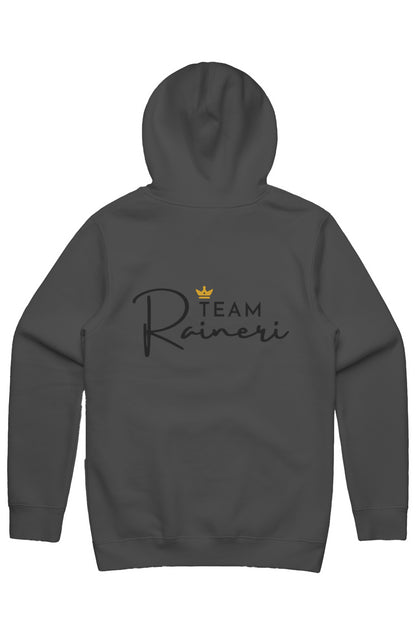 MENS STENCIL HOOD black walnut heather