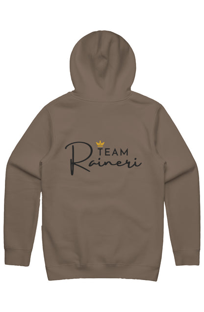 MENS STENCIL HOOD black walnut heather