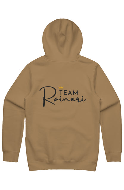 MENS STENCIL HOOD camel army bone