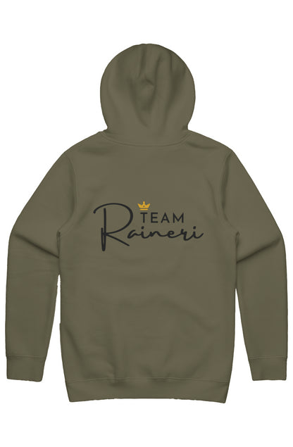 MENS STENCIL HOOD camel army bone